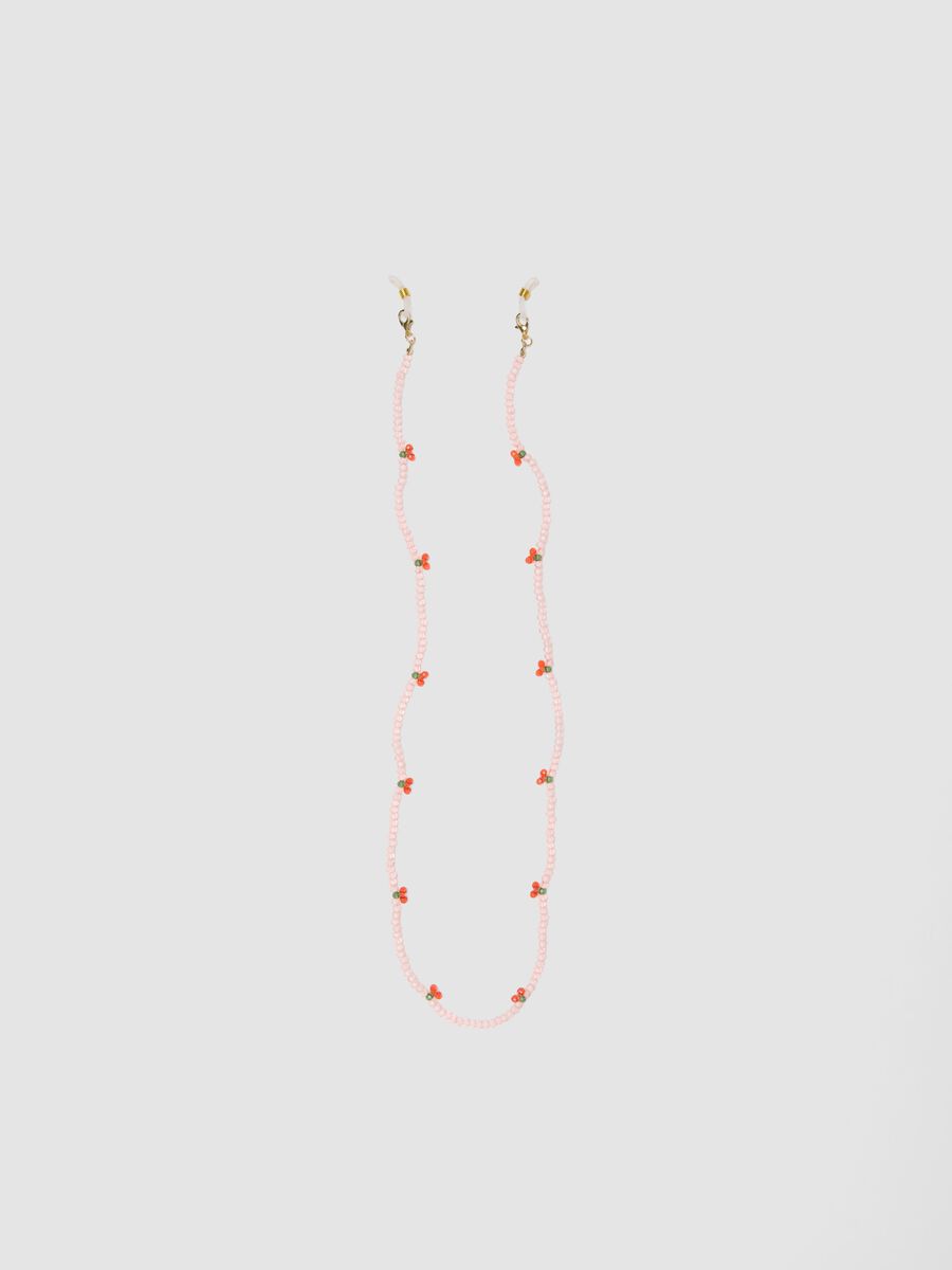 Multicolour necklace with beads_0