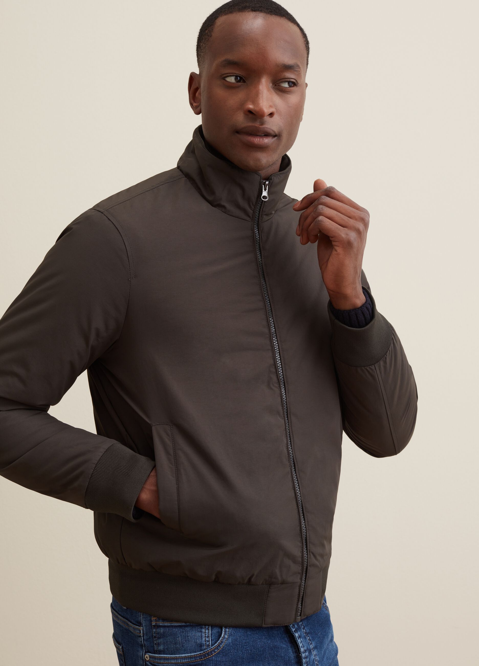 Bomber full-zip a collo alto_3