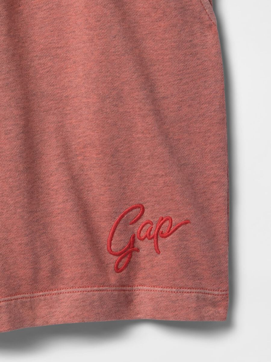 Pink Gap Cotton Blend Shorts_4