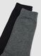 3-pack of grey mid-calf socks in stretch organic cotton_2