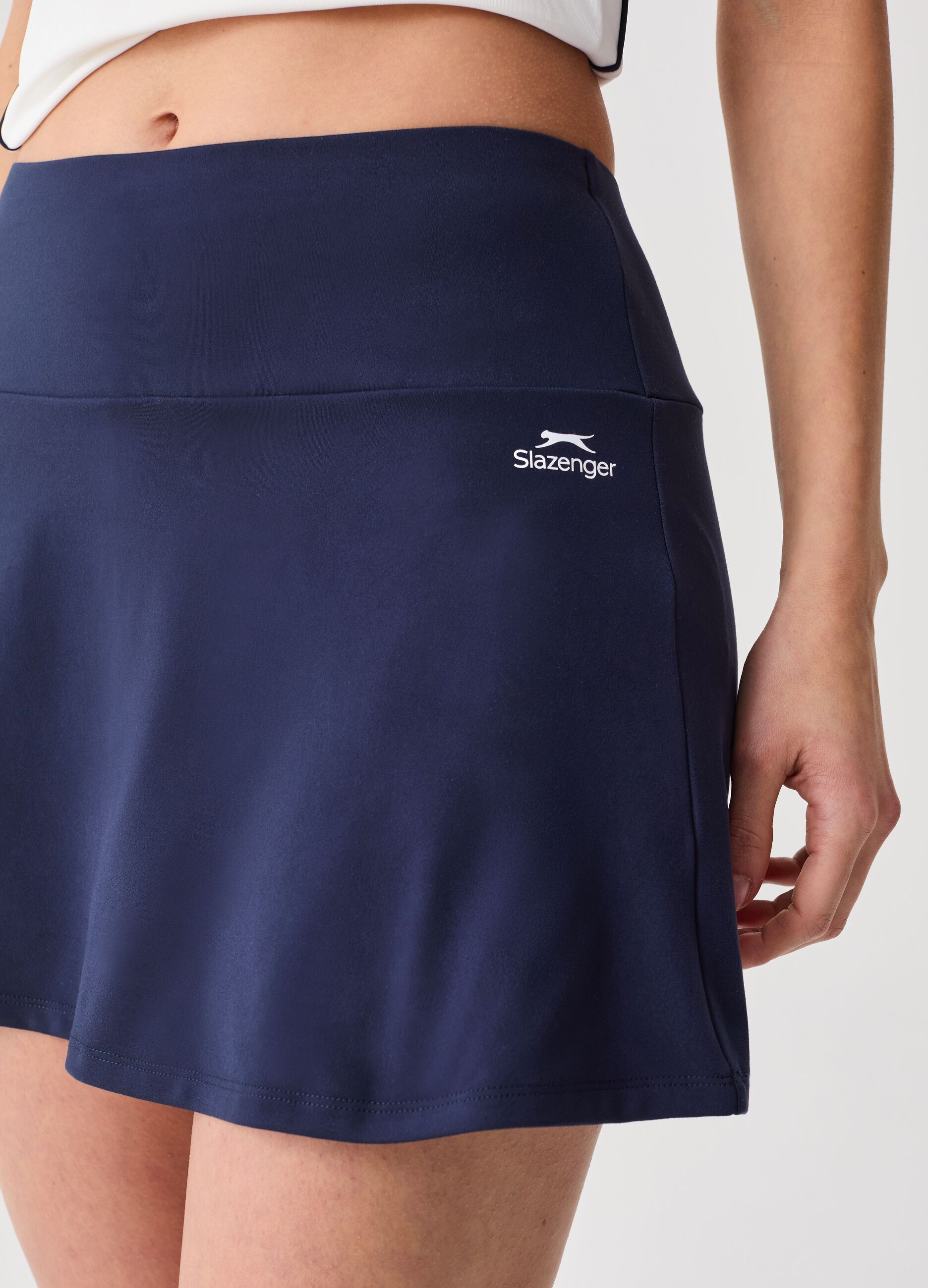 SLAZENGER blue sports skirt in stretch fabric