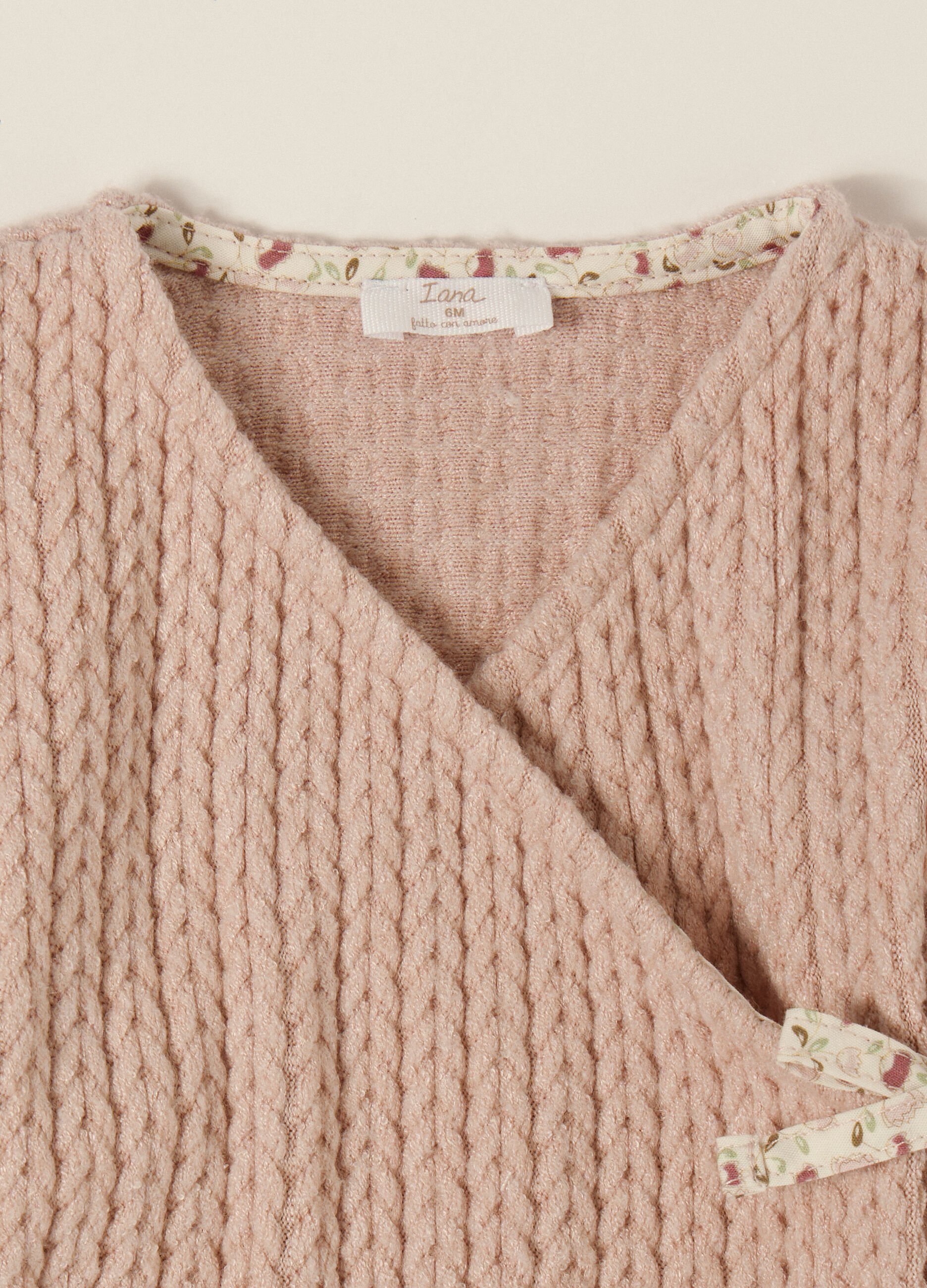 Set neonati rosa con maglia e pantaloni