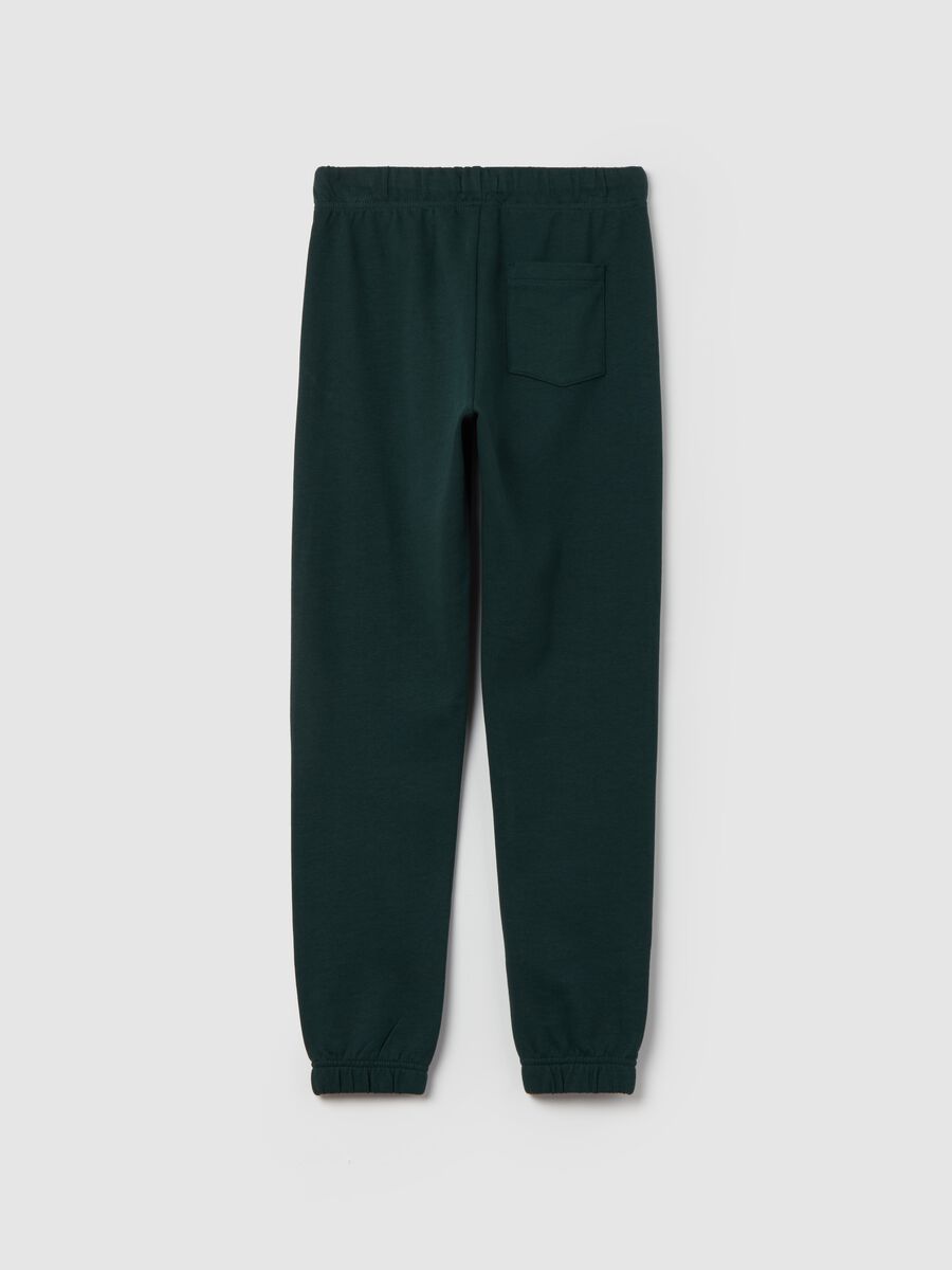 Joggers in felpa con coulisse_4