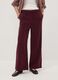 Red viscose-blend wide-leg joggers_1