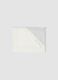 White organic cotton hooded baby bathrobe_0