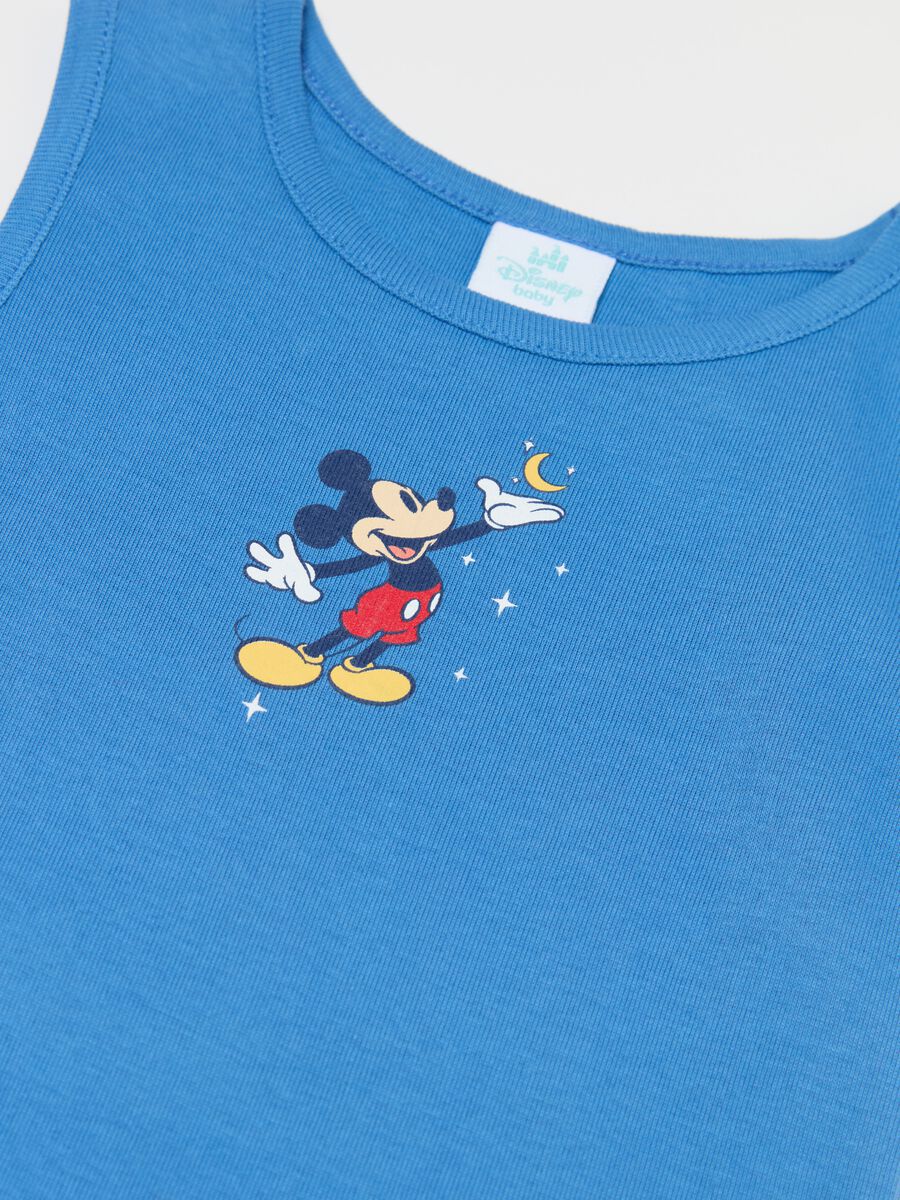 Two-pack sleeveless bodysuits with Mickey Mouse print_3