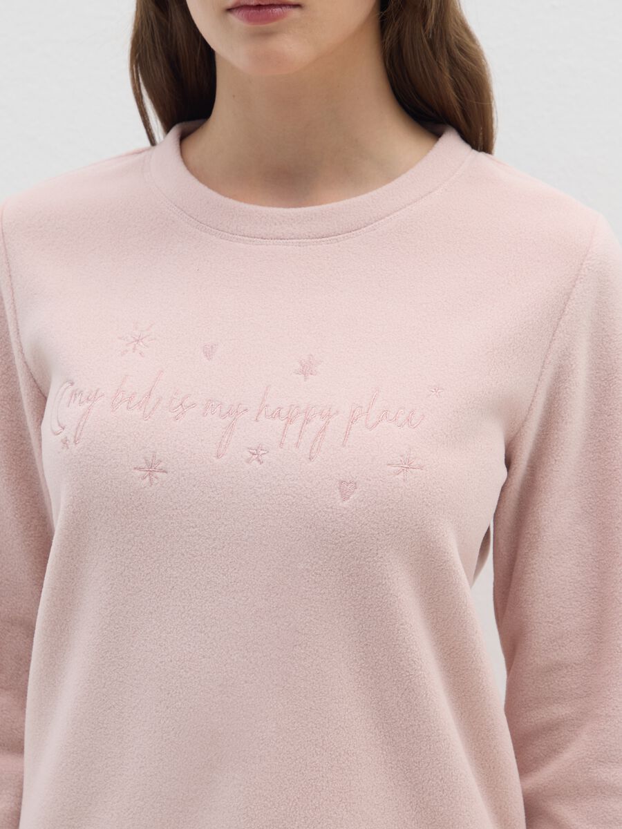 Pink Regular Fit Sweatshirt_3