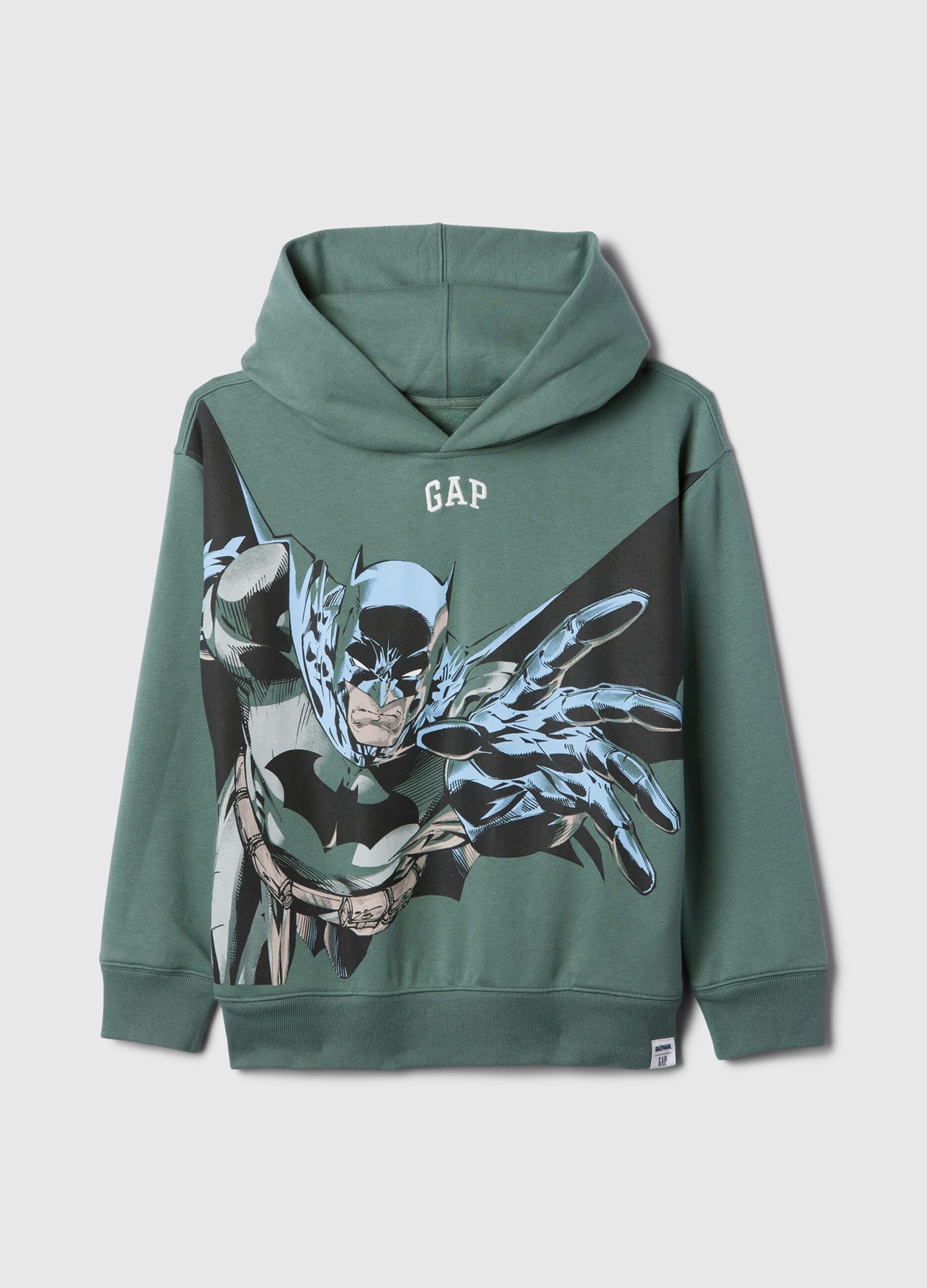 Sweatshirt with hood and Batman print