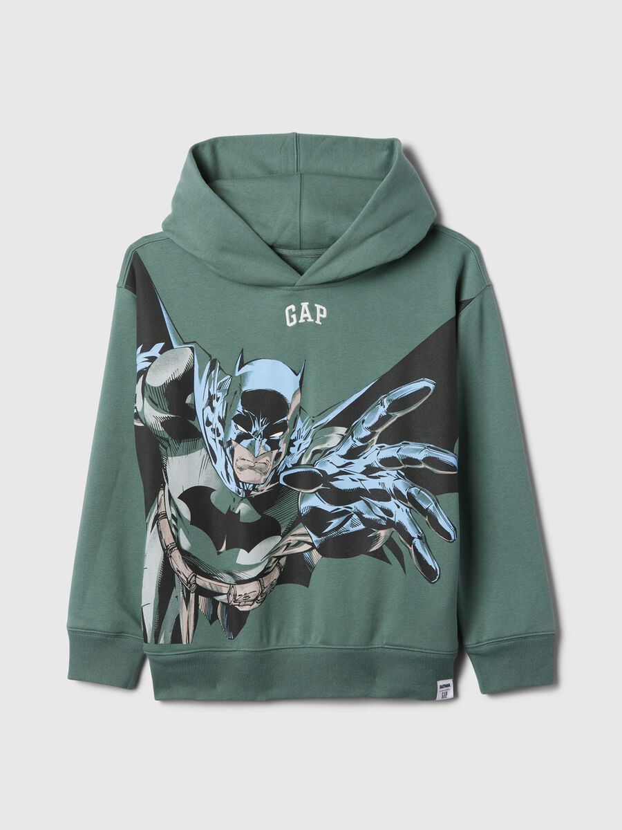 Sweatshirt with hood and Batman print_3