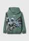 Sweatshirt with hood and Batman print_3