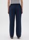 Women's blue trousers with regular fit_2