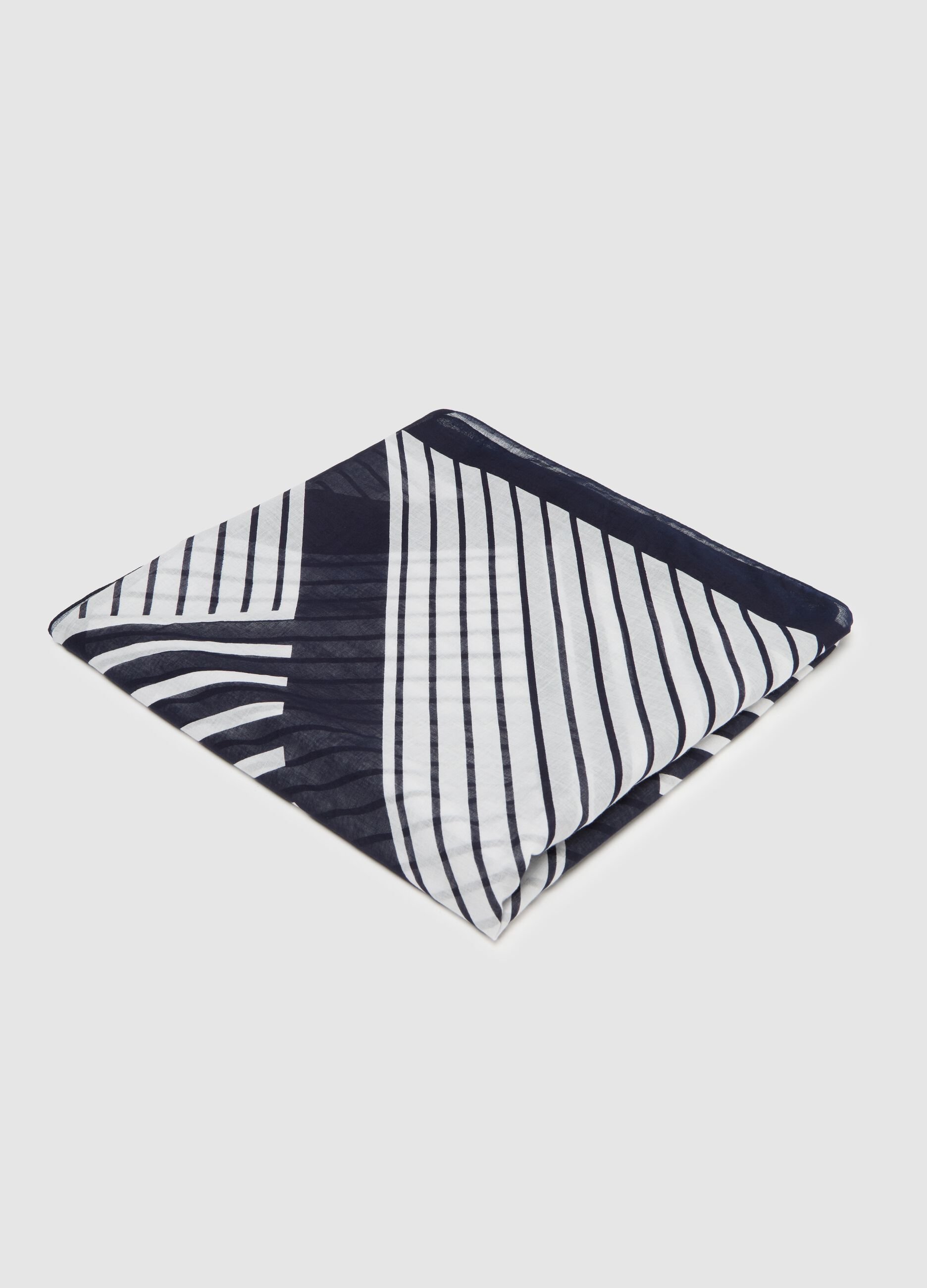 Pareo da donna in puro cotone multicolor regular fit