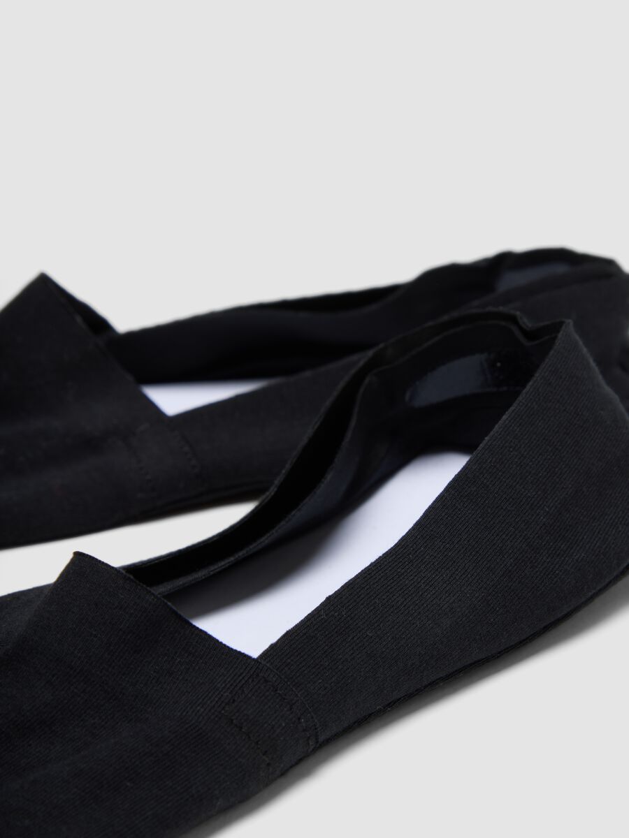 2-pack of black organic cotton no-show socks_2