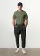Green regular-fit T-shirt in pure organic cotton jersey_0