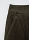 Carrot-fit trousers in corduroy with darts_5