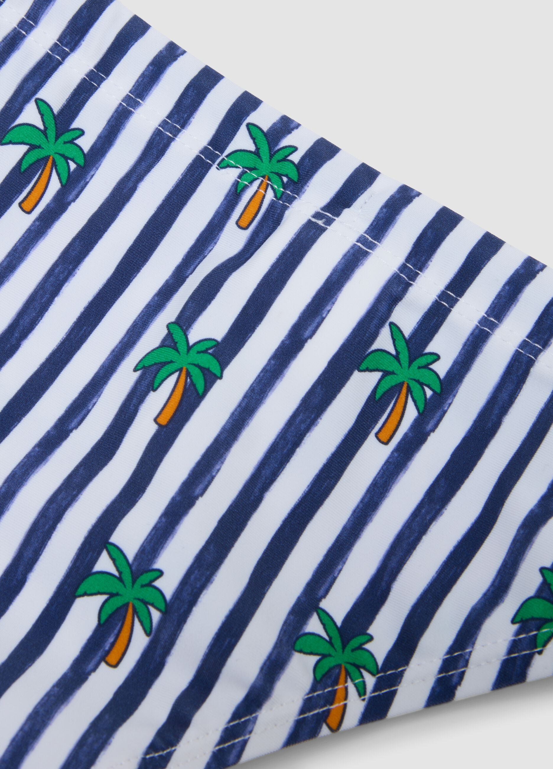Blue stretch swim briefs