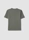 Children's grey pure cotton oversized fit T-shirt with dragon_4