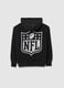 Black Hoodie NFL Cotton Blend_1