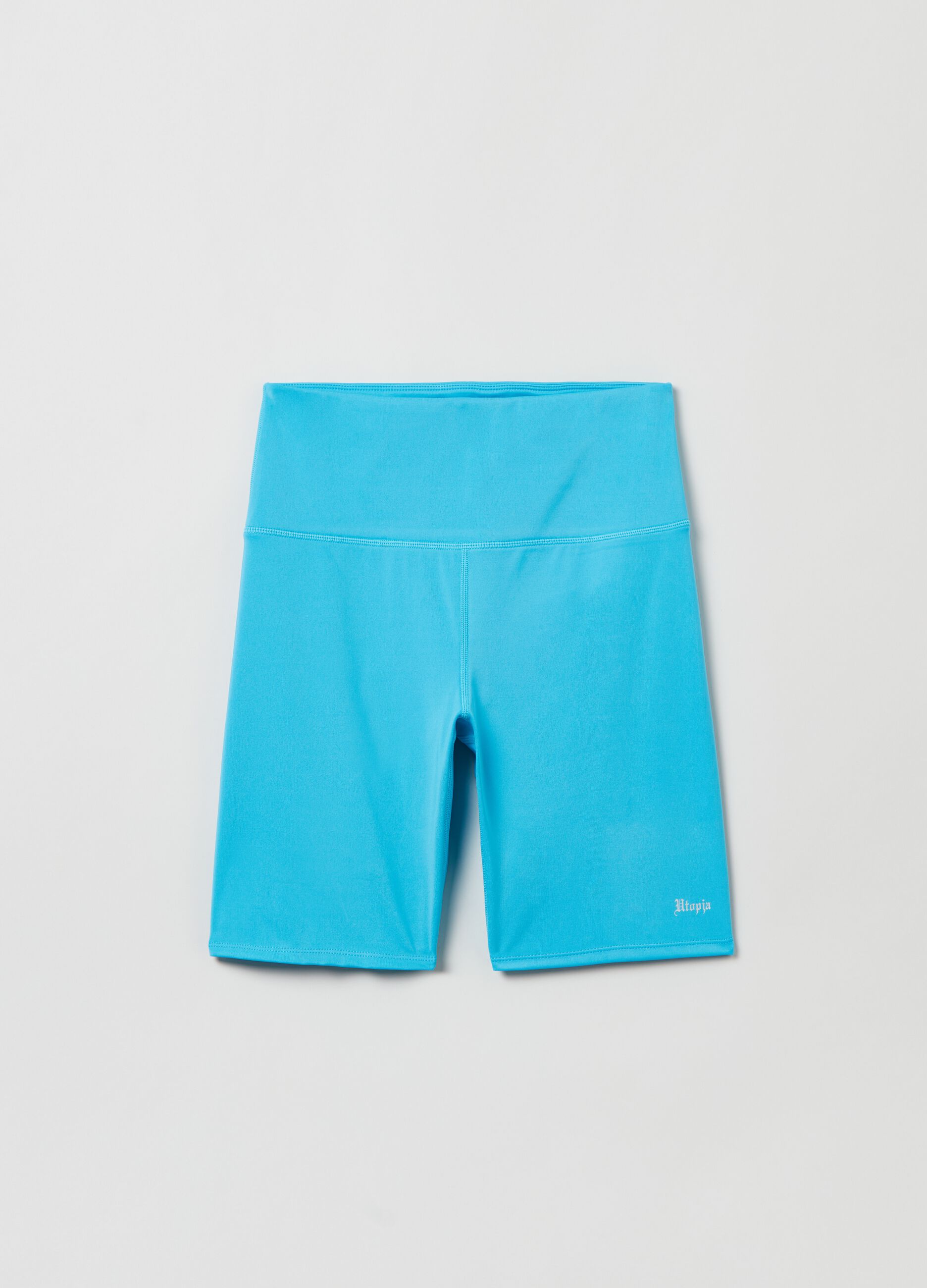 Sports Biker Shorts Turquoise_5