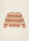 Multicolour pure cotton crochet cardigan for baby girl_2