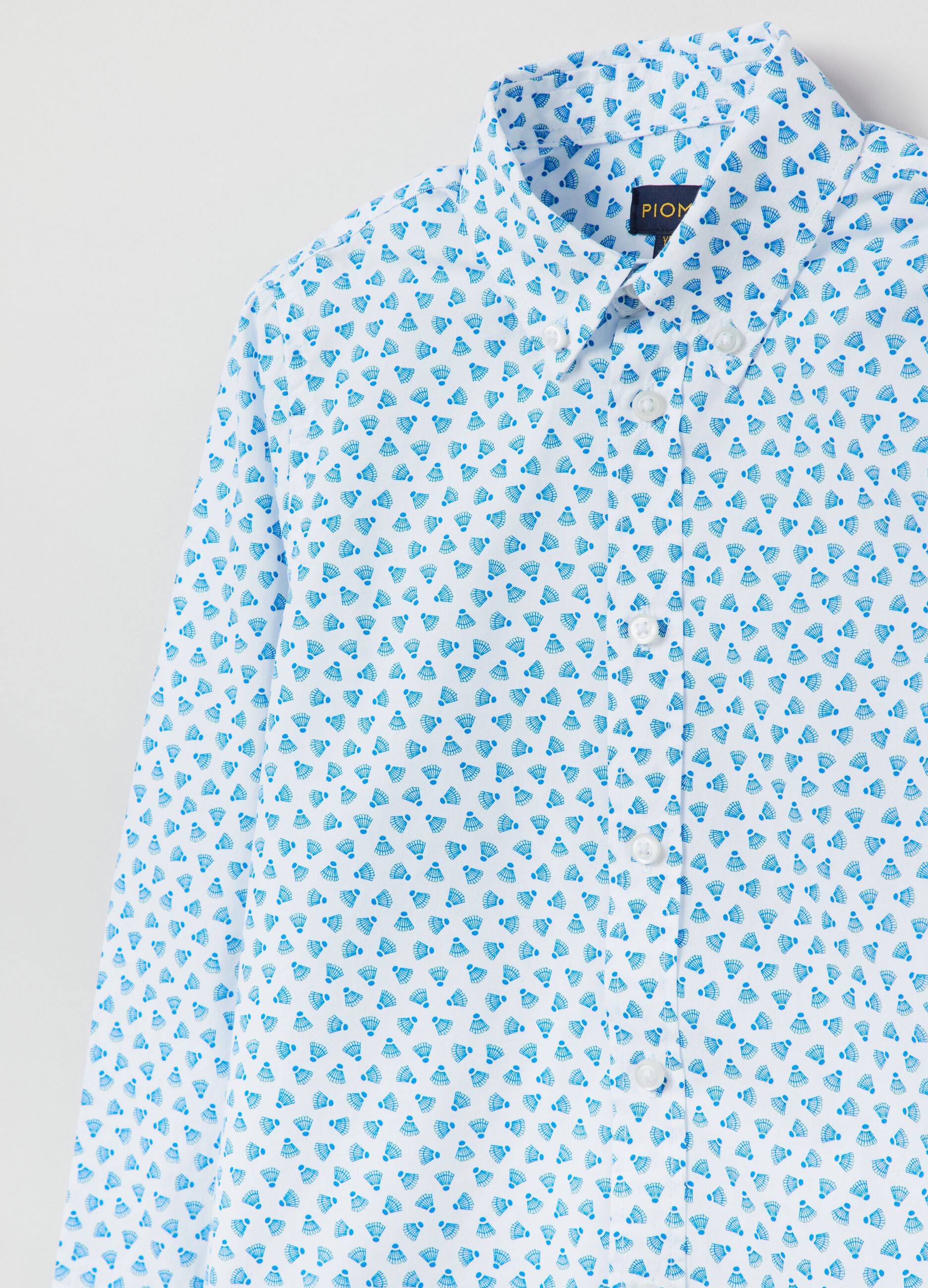 Camicia con stampa conchiglie_2