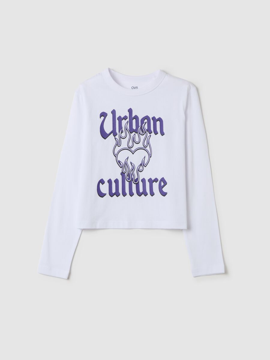 Long-sleeved T-shirt with "Urban Culture" print_3