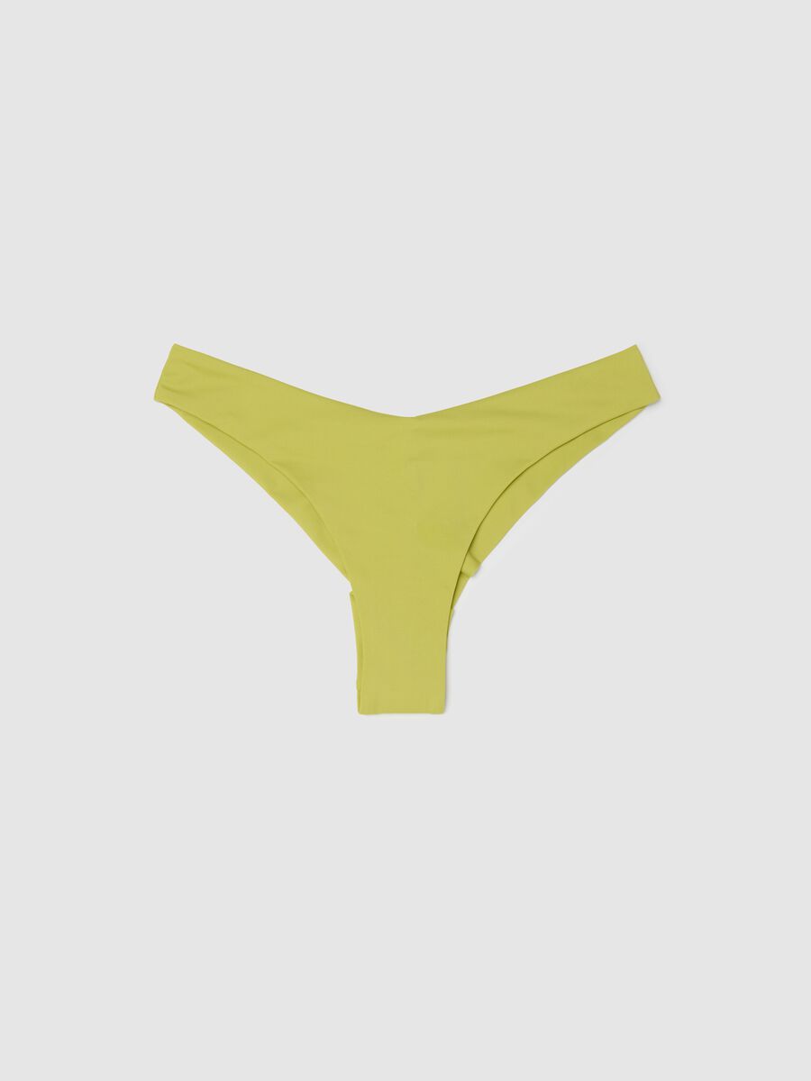 Green bikini briefs with V cut_0