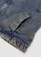 Vintage Dark Blue Padded Denim Jacket_6