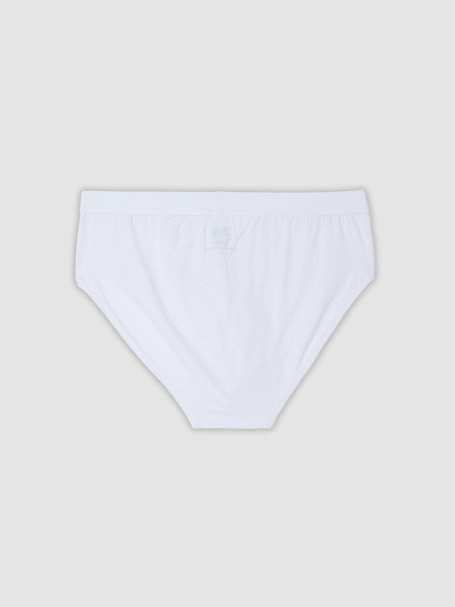 Bipack di slip bianchi in cotone mercerizzato elasticizzato_2
