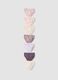 Pack of seven multicolour briefs in pure organic cotton_1
