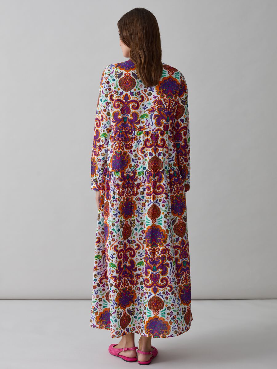 Long shirt dress with print_3