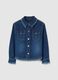 Girls' regular fit blue denim shirt_3