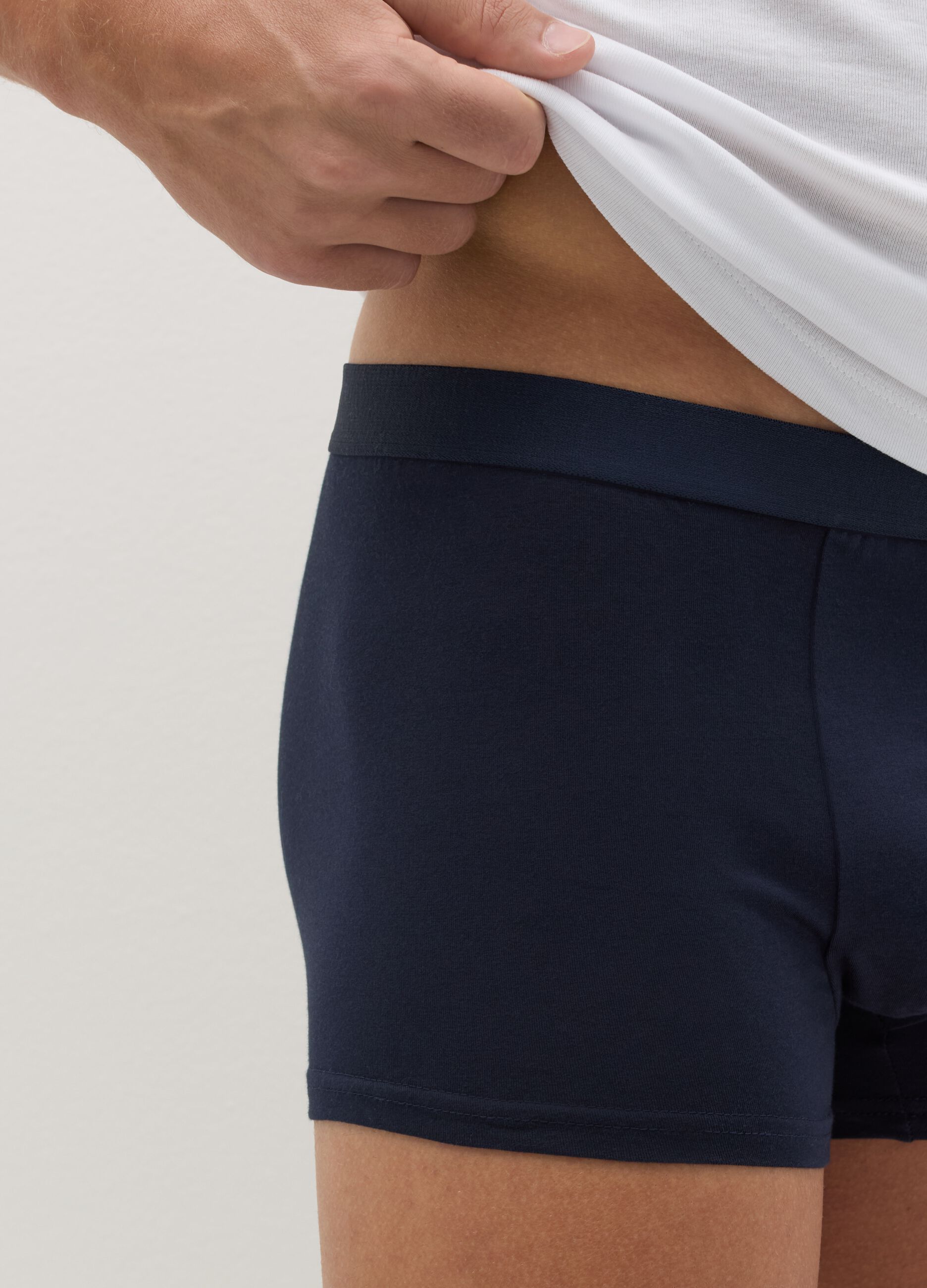 Tripack boxer in cotone bio stretch 