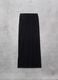 Black Ribbed Long Skirt_0