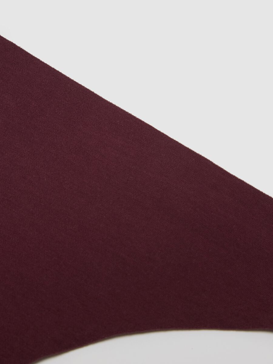 Purple stretch cotton Brazilian briefs_1