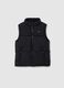 Black padded gilet for boys_0