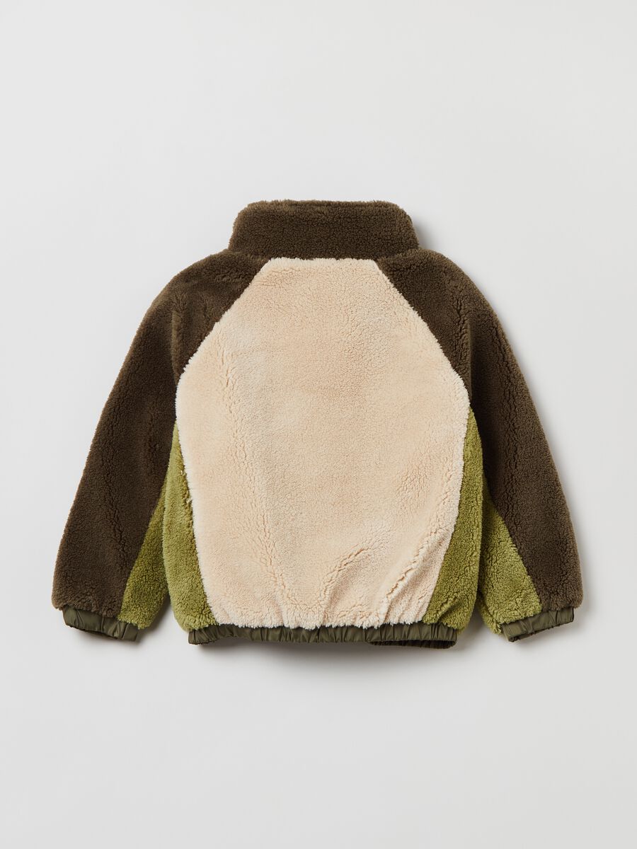 Full-zip in sherpa color block_1