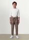 White regular-fit stretch organic cotton T-shirt for boys_3