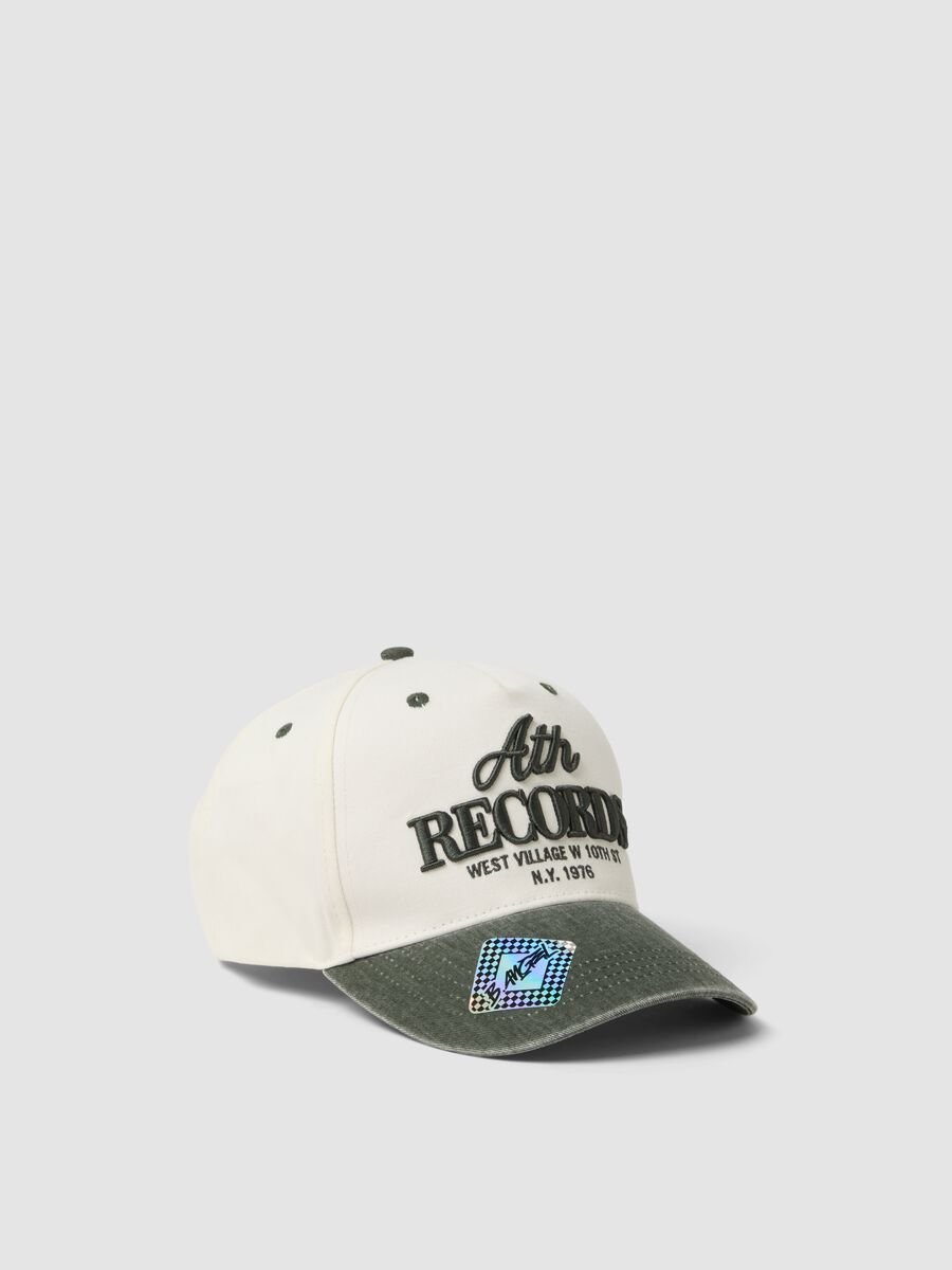 Cappello baseball bianco in puro cotone_0