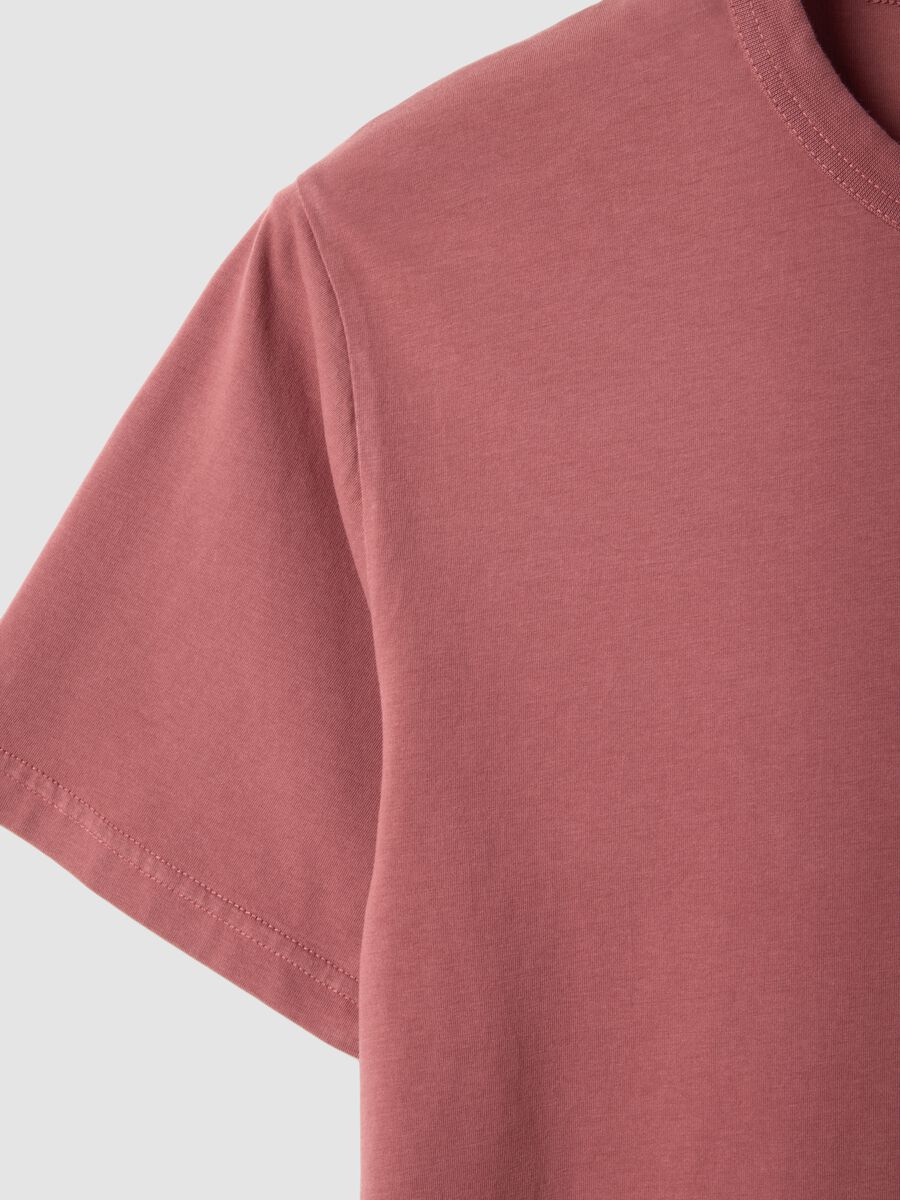 Pink pure cotton relaxed-fit T-shirt_5