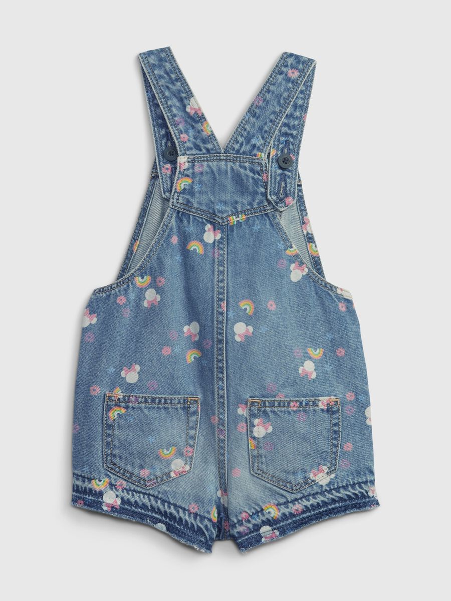 Disney Minnie Mouse short pinafore dress in denim_1