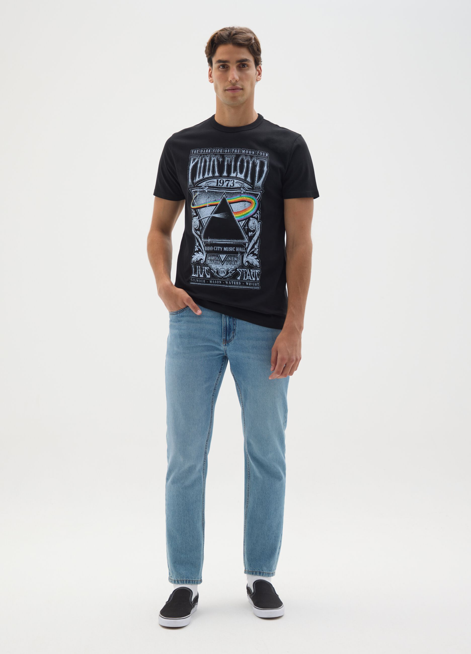 Black Pure Cotton T-shirt