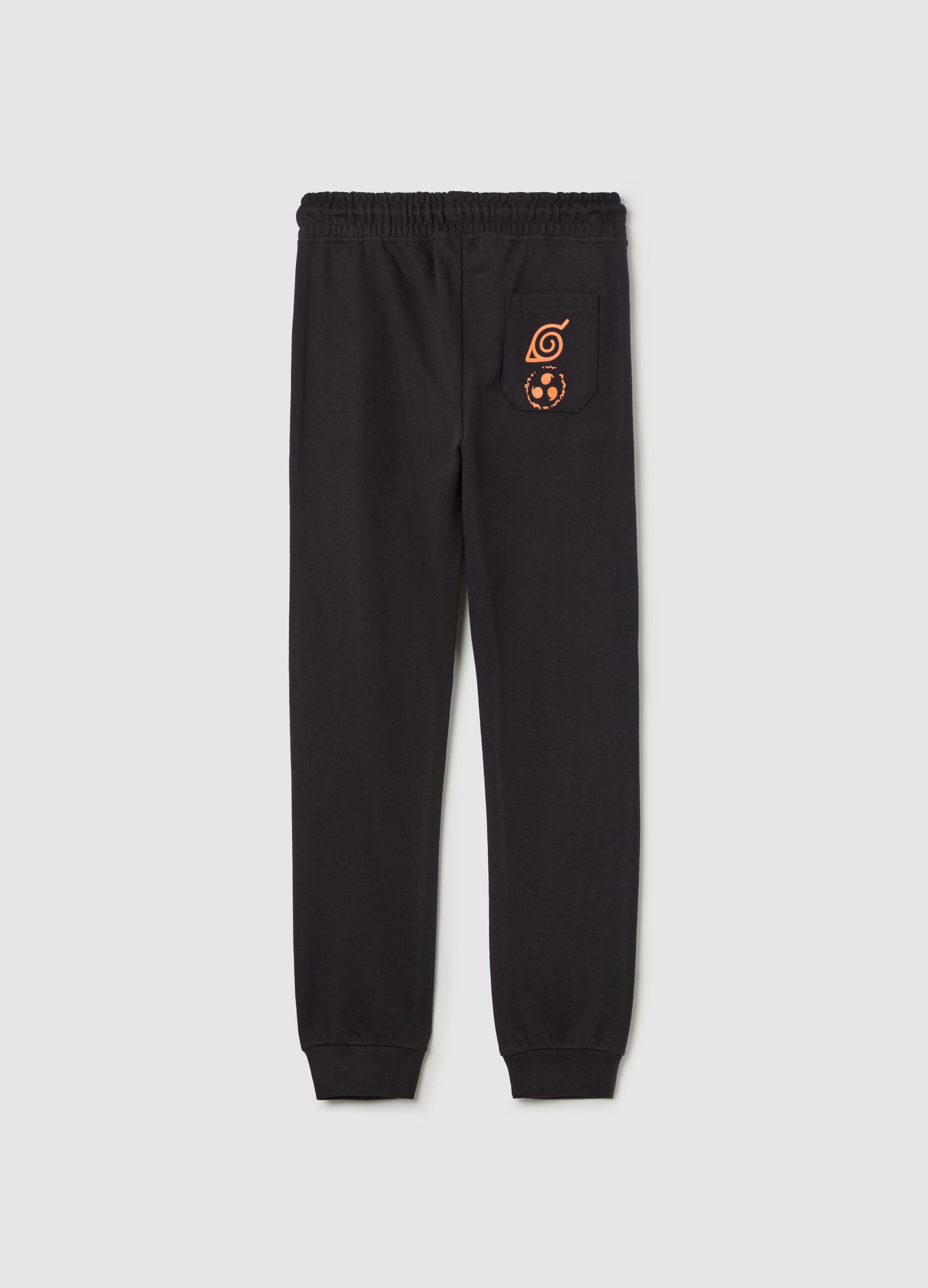 Joggers with drawstring and Naruto  print
