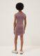 Pink stretch cotton midi dress_1