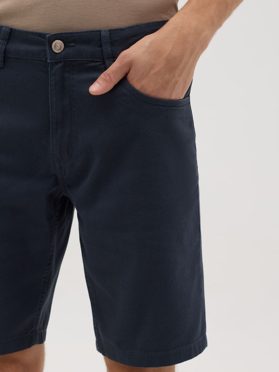 Blue cotton Bermuda shorts by Ovs_3