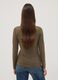 Green stretch-viscose slim-fit T-shirt_3