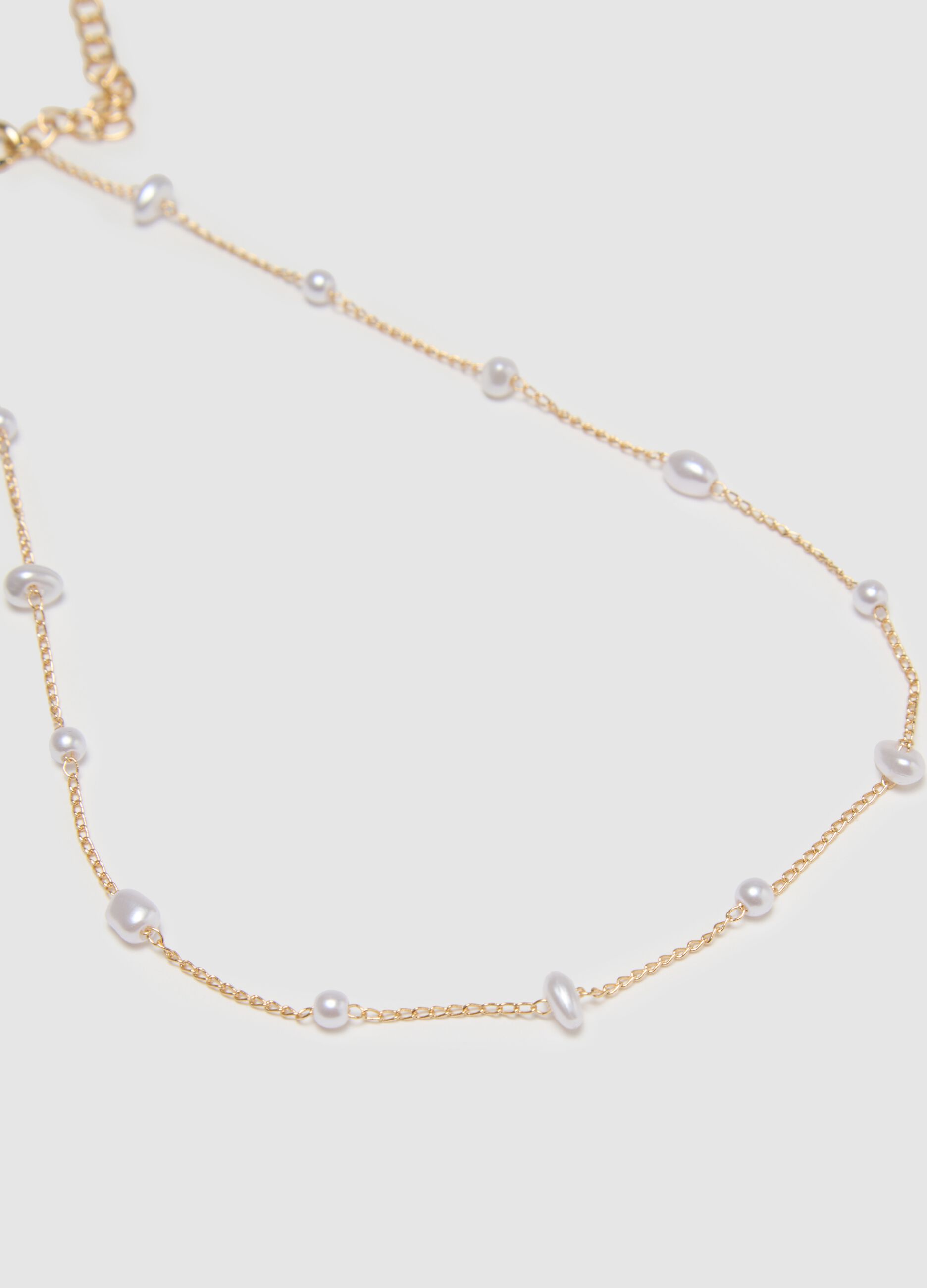 Multicolour Necklace with Pearls