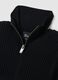 Full-Zip Ribbed Knit Black_7