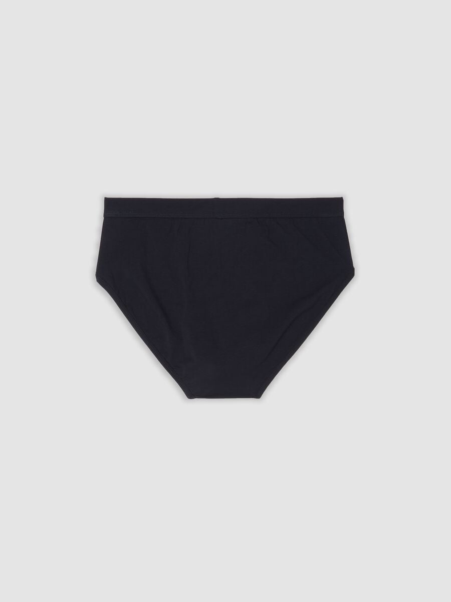 Bipack di slip blu in cotone mercerizzato elasticizzato_2