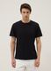 Black pure cotton short-sleeve T-shirt_1